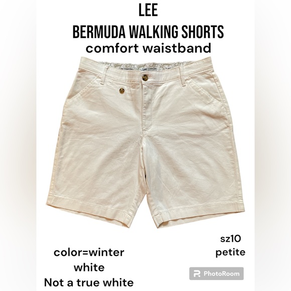 LEE Riders Comfort Waistband Bermuda Walking Shorts - Picture 1 of 5